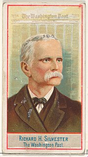 Thumbnail for File:Richard H. Silvester, The Washington Post, from the American Editors series (N1) for Allen &amp; Ginter Cigarettes Brands MET DP827864.jpg