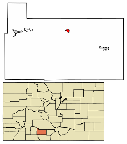 File:Rio Grande County Colorado Incorporated and Unincorporated areas Del Norte Highlighted 0819795.svg