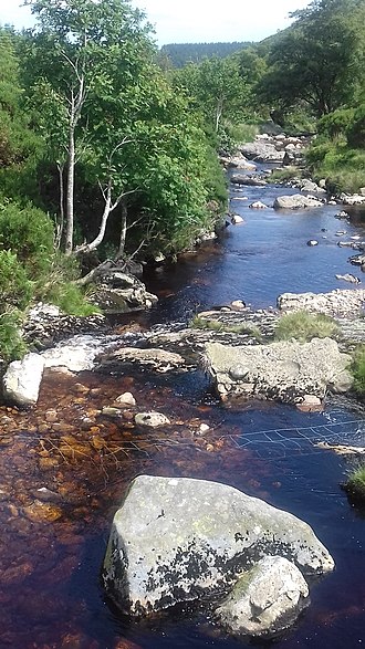 River Dargle at the foot of Maulin mountain by Watergates River Dargle at the foot of Maulin mountain.jpg