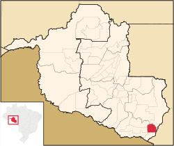 Location in Rondônia state