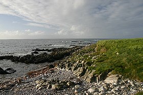 Punta norte de la isla de Ceann Iar