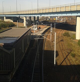 <span class="mw-page-title-main">Rutherglen railway station</span> Railway station in South Lanarkshire, Scotland