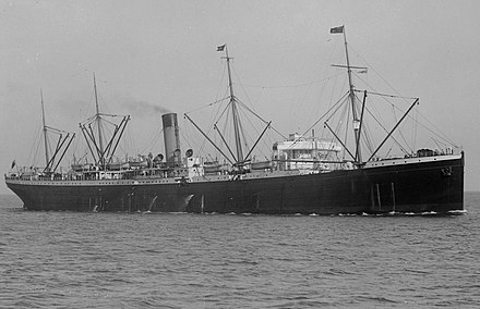 Suevic, launched in 1900 (12,531 GRT), was the last of the class and one of the modified ships with greater passenger capacity