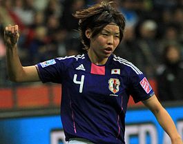 Saki Kumagai op het WK 2011