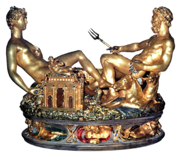 Saliera by Benvenuto Cellini (1540–43)