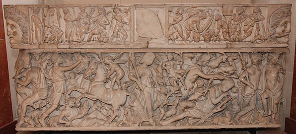 Gallo-Roman "Endymion" sarcophagus, early 3rd century (Louvre)