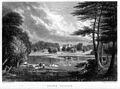 Scone Palace, engraving after W Brown, 1830