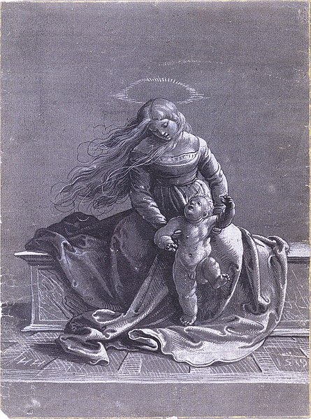 File:Seated Virgin and Child, by Hans Holbein the Younger.jpg