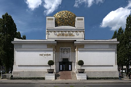 Secessionsgebäude i Wien av Joseph Maria Olbrich (1897–98)