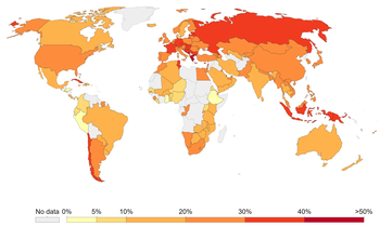 The share adults who smoke any tobacco product on a daily or non-daily basis in 2016 Share-of-adults-who-smoke.png