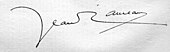 signature de Jean Rameau