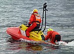 Sjöräddningsövning med en rescuerunner