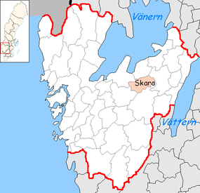 Skara Municipality in Västra Götaland County.png