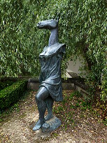 Albert Schilling (1904-1987) beeldhouwer, beeldhouwkunst, Demeter Erineys, Trotte, Arlesheim, Basel Land