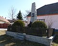 English: Memorials to Tomáš Garrigue Masaryk in the municipality of Slatina, Klatovy District, Czech Republic Čeština: Pomník TGM v obci Slatina, okres Klatovy