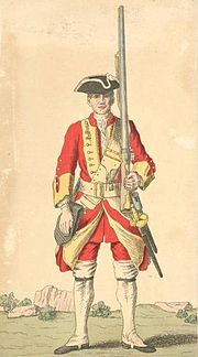 Thumbnail for British soldiers in the eighteenth century