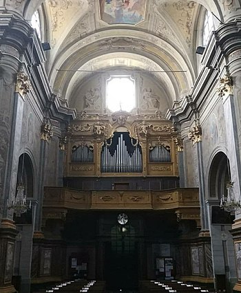 Prospetto organo Felice Bossi 1848