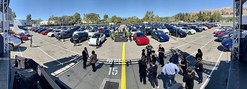 File:Stage prep for the 2020 Tesla Annual Shareholder Meeting and Battery Day ⚡️ (50372246473).jpg