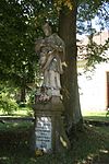 Statue of Saint John of Nepomuk in Černá, Žďár nad Sázavou District.jpg