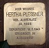 Stolperstein Suarezstr 30 (Charl) Hertha Plessner.jpg