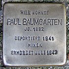 Stolperstein für Paul Baumgarten