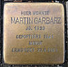 Stolpersteine Hamburg – Martin Garbarz.JPG