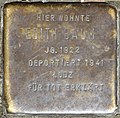 Stolperstein für Edith Baum (Schaevenstraße 4)