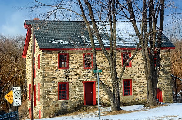 A restored farmhouse in Moore Township in February 2013