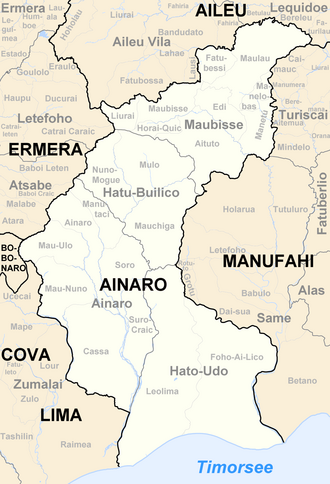 Sucos of Ainaro (borders between 2003 and 2015) Sucos Ainaro 2003-2015.png