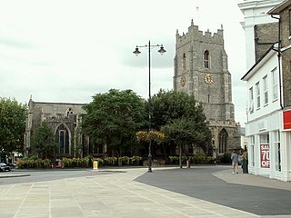 St Peters Church, Sudbury Church in Suffolk, England