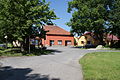 English: Sudoměř, a village in Strakonice district, Czech Republic, the village common. Čeština: Sudoměř, okres Strakonice, náves