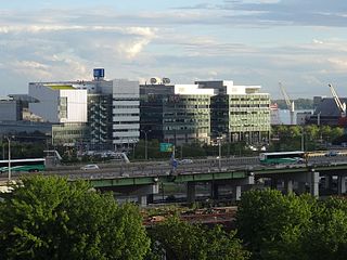 East Bayfront Neighbourhood in Toronto, Ontario, Canada