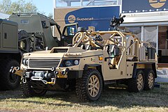 Supacat’s LRV 600 concept as shown at DVD 2016