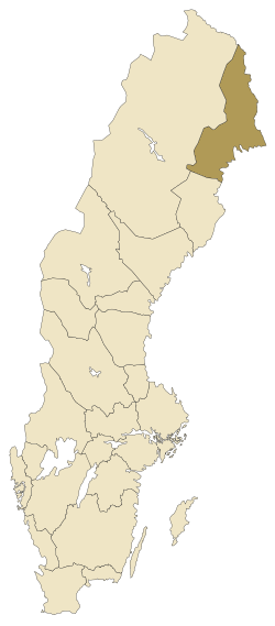 Location of Norrbotten