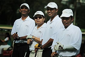 Golf amal TSMCG di Jakarta pada 3 Disember 2010
