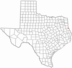 Ubicación de Joaquin, Texas