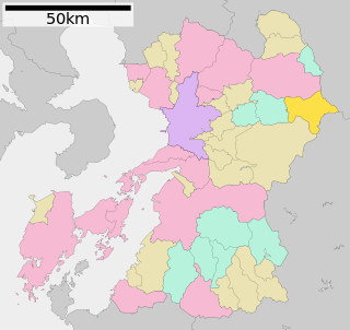 高森町 (熊本県)位置図