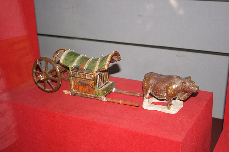 File:Tang Sancai Ox & Cart (9930110855).jpg