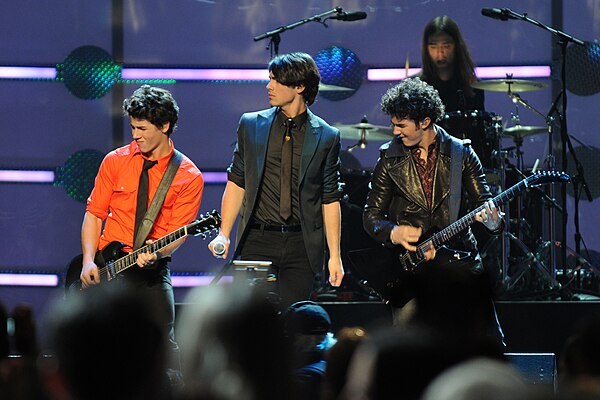 Jonas Brothers performing in the Kids' Inaugural: "We Are the Future" concert in 2009