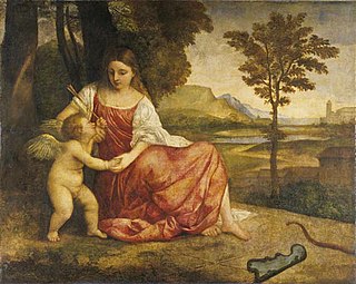 <i>Venus and Cupid</i> (Titian) Painting by Titian in the Wallace Collection