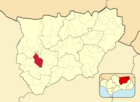Расположение муниципалитета Торределькампо на карте провинции
