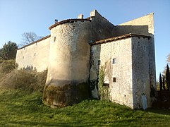 Vue du nord, avec la tour