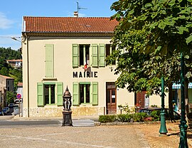 Das Rathaus in Sainte-Colombe-sur-l'Hers