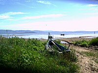 July 2008. The same boat in the same position shows how Trasimeno was suffering by water's scarcity. Since 2011, the situation has improved.