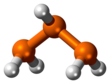 Ball-and-stick model Triphosphane-3D-balls.png