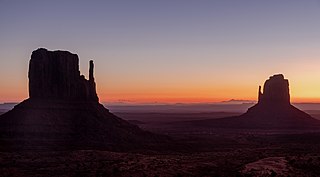 <span class="mw-page-title-main">West and East Mitten Buttes</span> Buttes in Arizona, United States