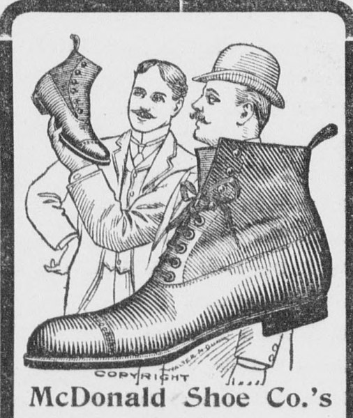 File:Two men, a shoe, and a giant shoe.jpg