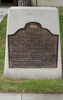 U.S. Rabbit Experimental Station plaque.jpg