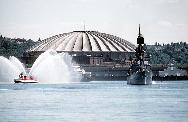 The Kingdome, the Mariners' home stadium from 1977–1999, and site of The Double.