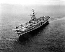 USS Princeton (LPH-5) underway at sea, in the early 1960s (NH 73454).jpg